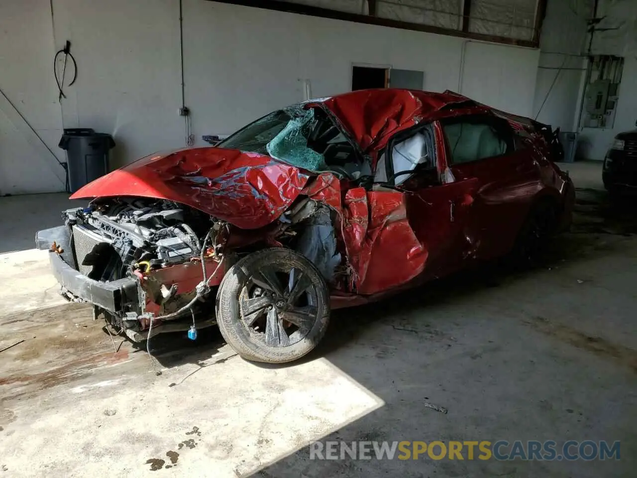 1 fotografías del automóvil dañado 5NPLS4AG4MH030153 HYUNDAI ELANTRA 2021