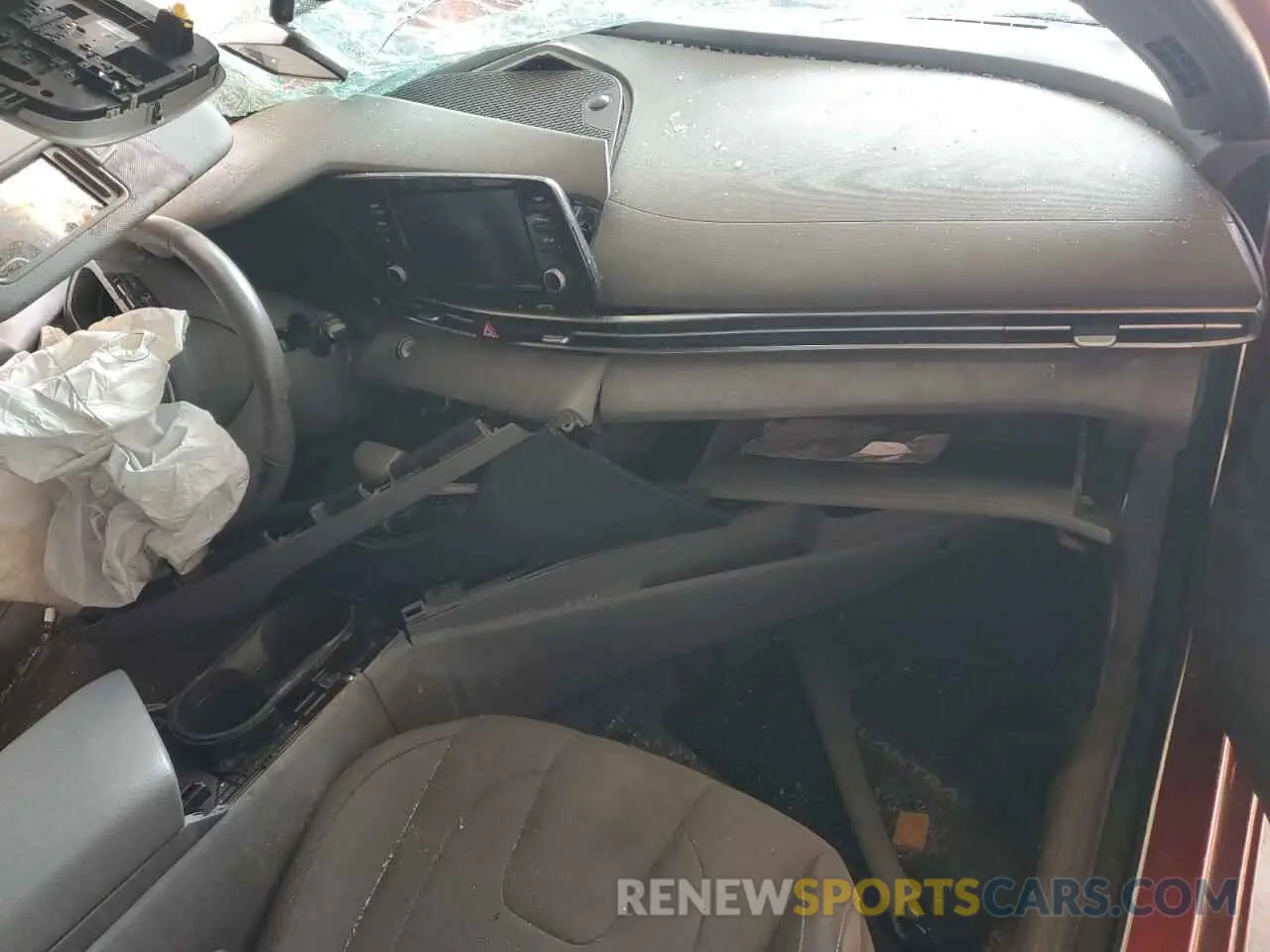 8 fotografías del automóvil dañado 5NPLS4AG4MH030153 HYUNDAI ELANTRA 2021