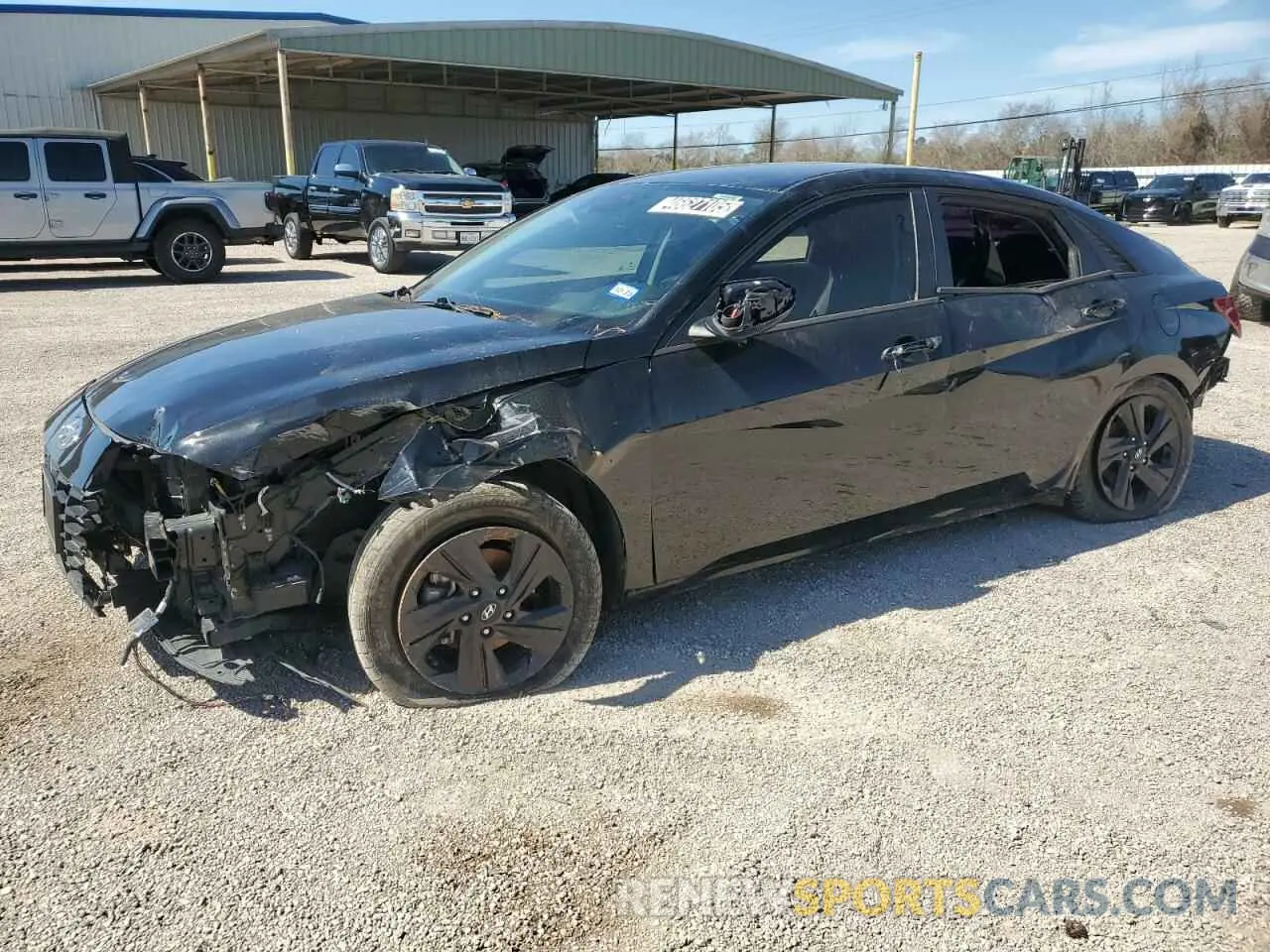 1 fotografías del automóvil dañado 5NPLS4AG4MH031061 HYUNDAI ELANTRA 2021