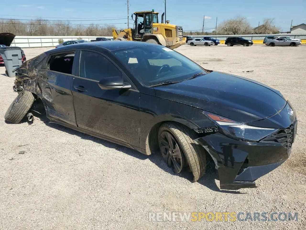4 fotografías del automóvil dañado 5NPLS4AG4MH031061 HYUNDAI ELANTRA 2021