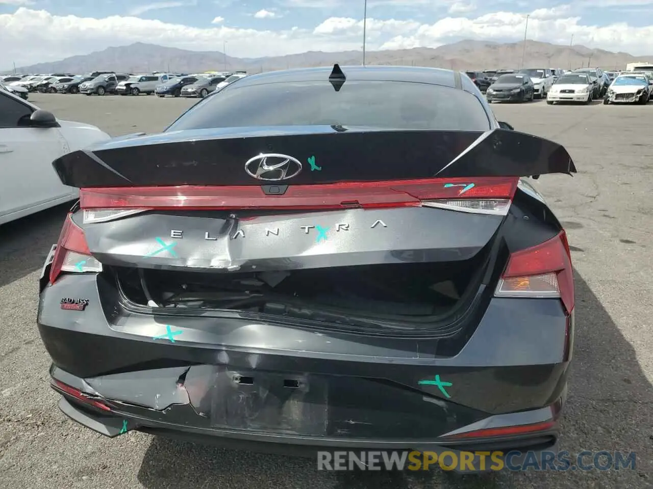 6 fotografías del automóvil dañado 5NPLS4AG5MH008291 HYUNDAI ELANTRA 2021