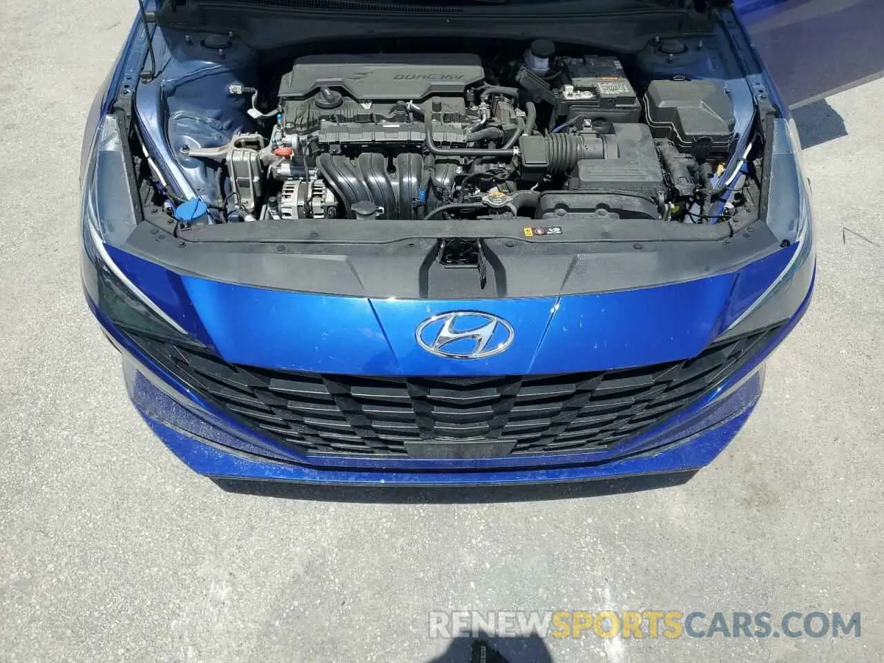 11 fotografías del automóvil dañado 5NPLS4AG5MH017363 HYUNDAI ELANTRA 2021