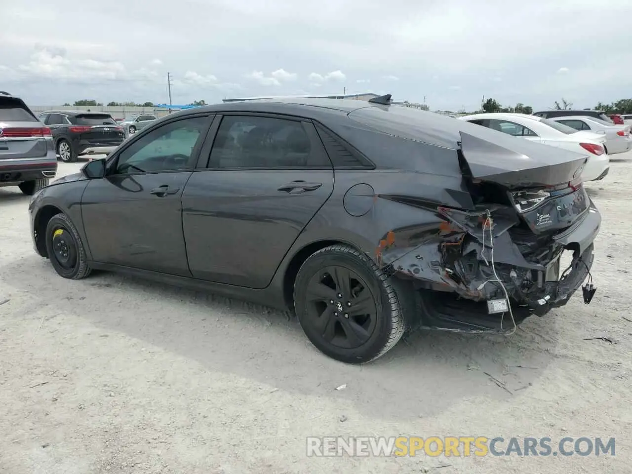 2 fotografías del automóvil dañado 5NPLS4AG6MH022104 HYUNDAI ELANTRA 2021