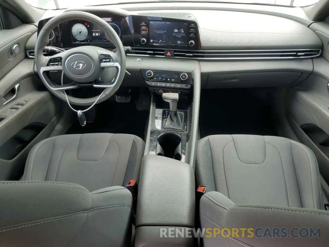8 fotografías del automóvil dañado 5NPLS4AG6MH022104 HYUNDAI ELANTRA 2021