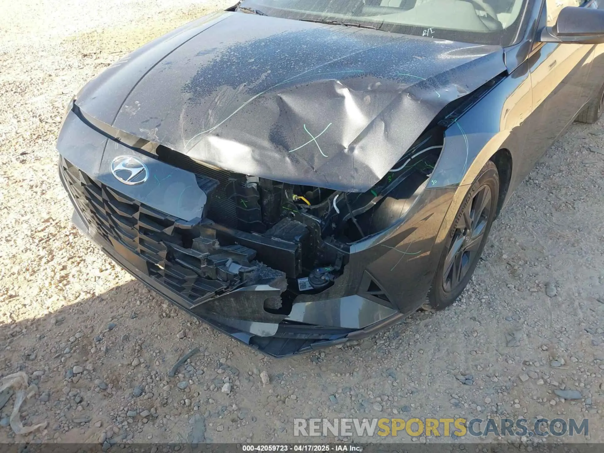 6 fotografías del automóvil dañado 5NPLS4AG6MH034172 HYUNDAI ELANTRA 2021