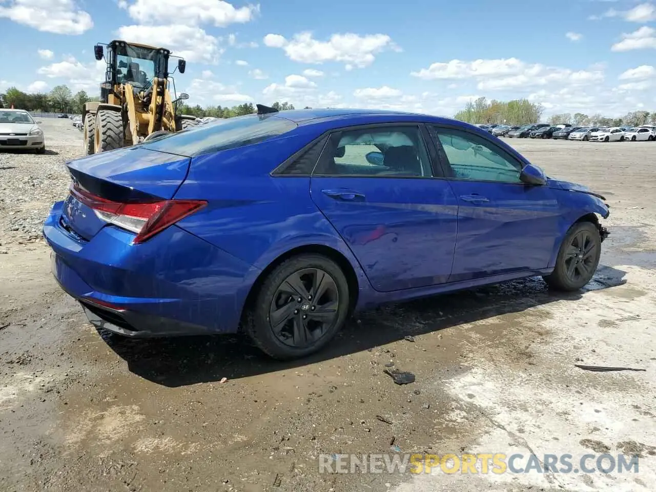 3 fotografías del automóvil dañado 5NPLS4AG7MH009068 HYUNDAI ELANTRA 2021
