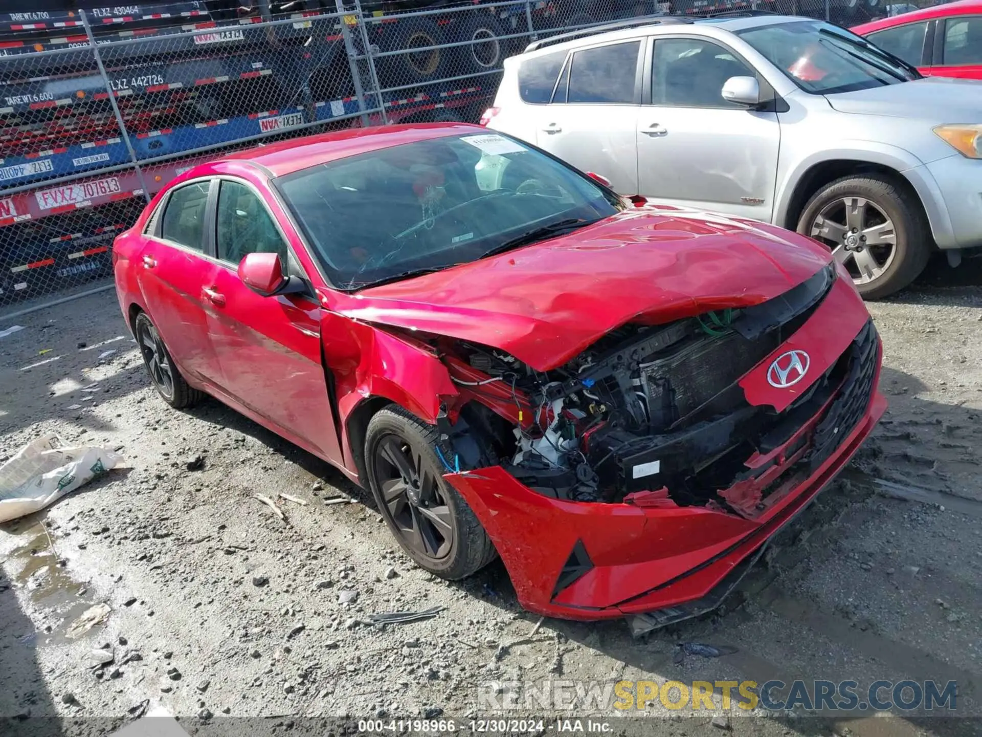 1 fotografías del automóvil dañado 5NPLS4AG7MH029563 HYUNDAI ELANTRA 2021