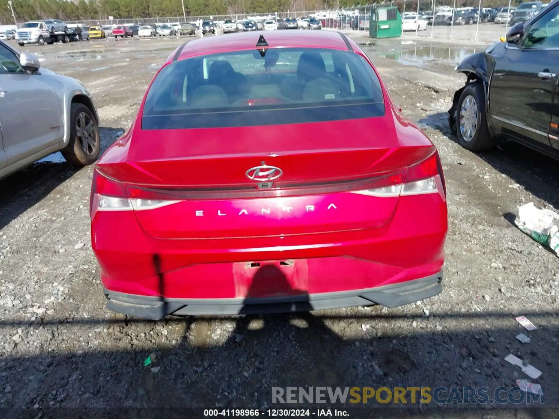 16 fotografías del automóvil dañado 5NPLS4AG7MH029563 HYUNDAI ELANTRA 2021