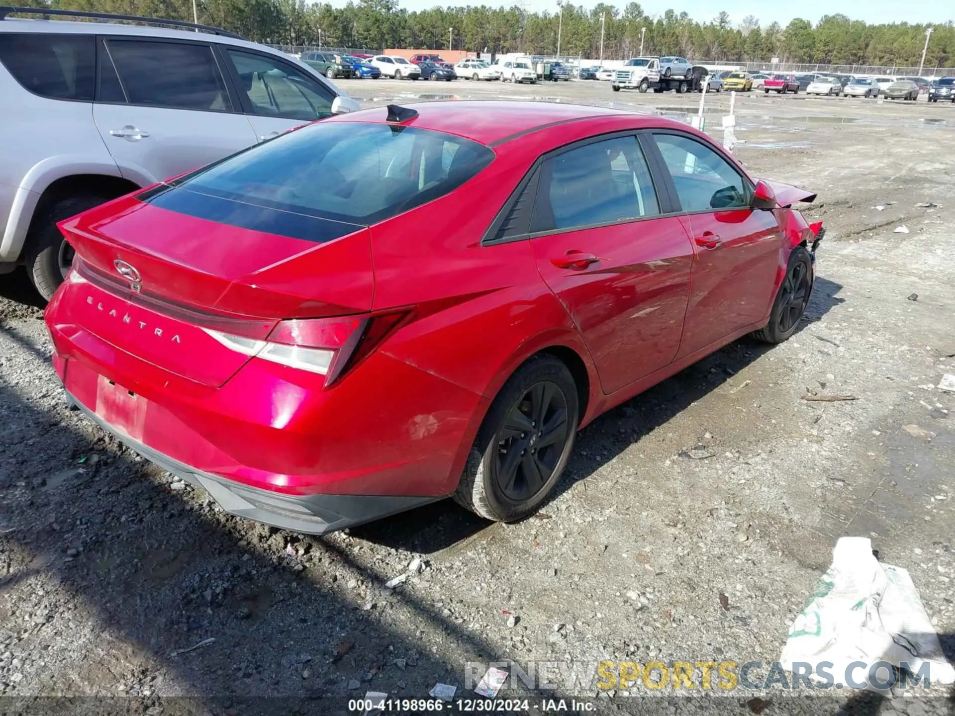 4 fotografías del automóvil dañado 5NPLS4AG7MH029563 HYUNDAI ELANTRA 2021