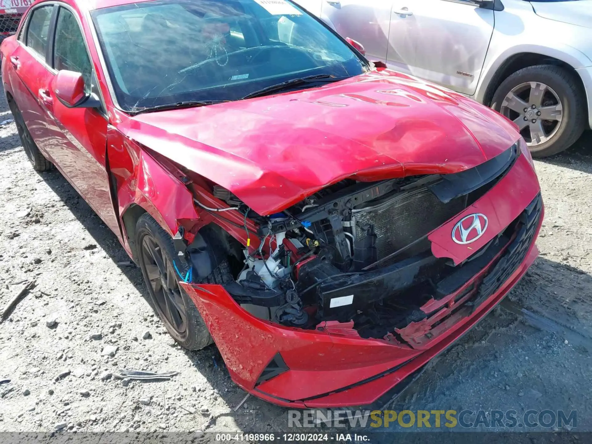 6 fotografías del automóvil dañado 5NPLS4AG7MH029563 HYUNDAI ELANTRA 2021