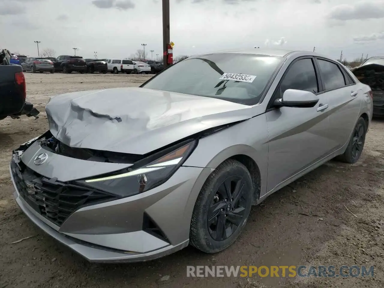 1 fotografías del automóvil dañado 5NPLS4AG7MH039378 HYUNDAI ELANTRA 2021