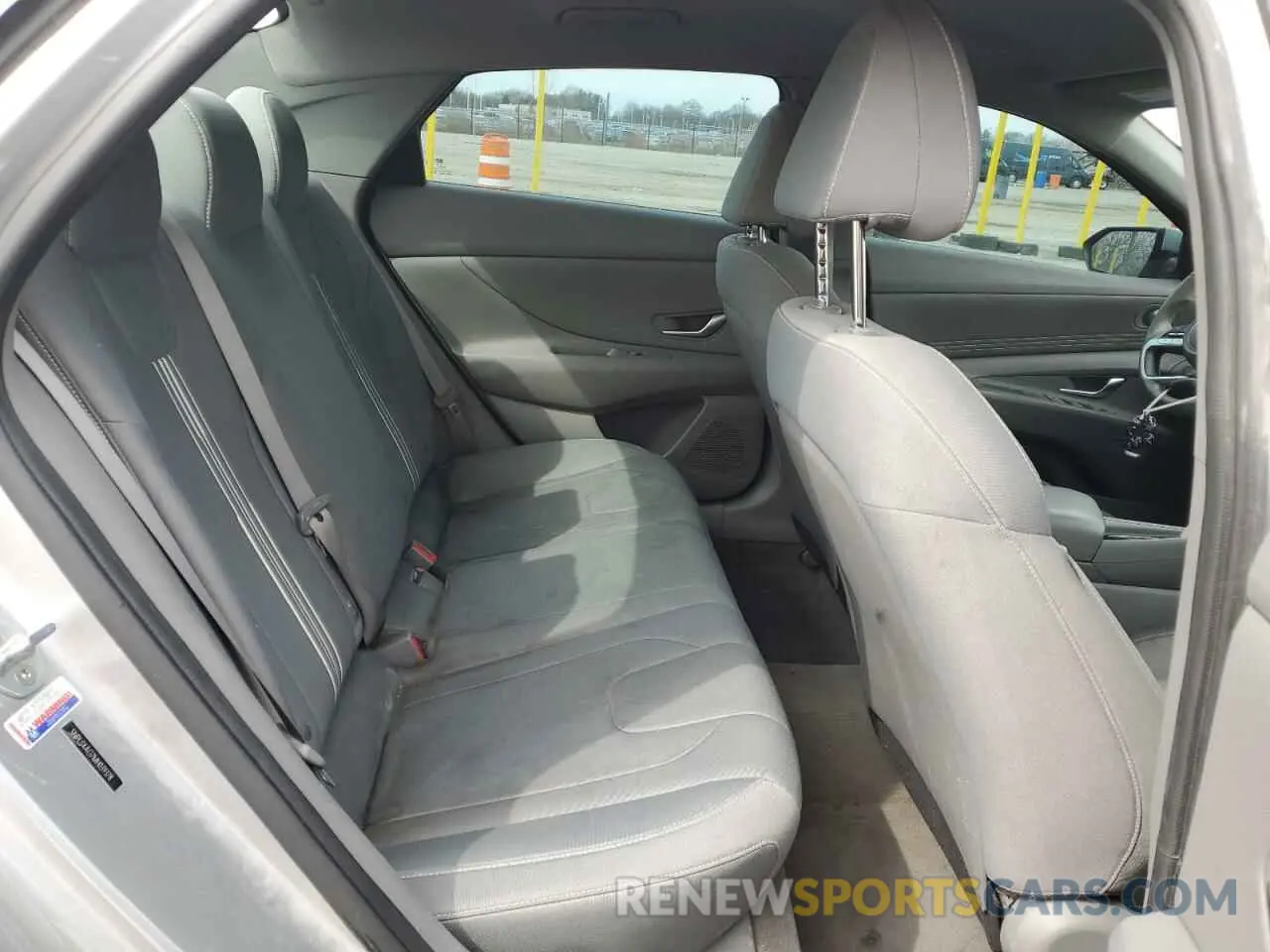 10 fotografías del automóvil dañado 5NPLS4AG7MH039378 HYUNDAI ELANTRA 2021