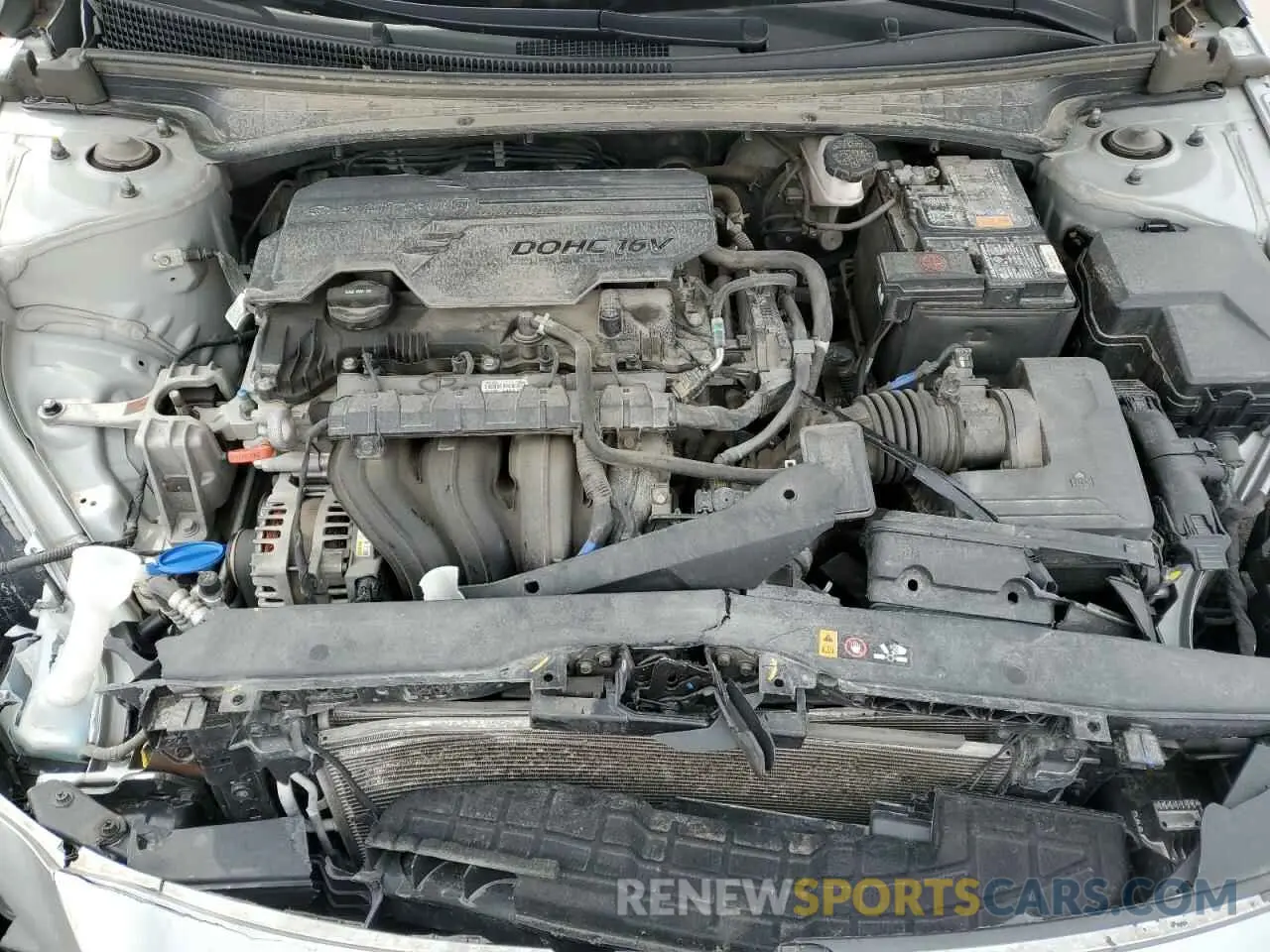 11 fotografías del automóvil dañado 5NPLS4AG7MH039378 HYUNDAI ELANTRA 2021