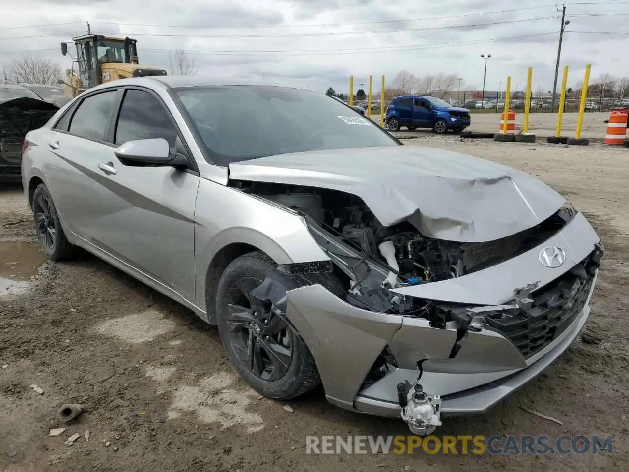 4 fotografías del automóvil dañado 5NPLS4AG7MH039378 HYUNDAI ELANTRA 2021