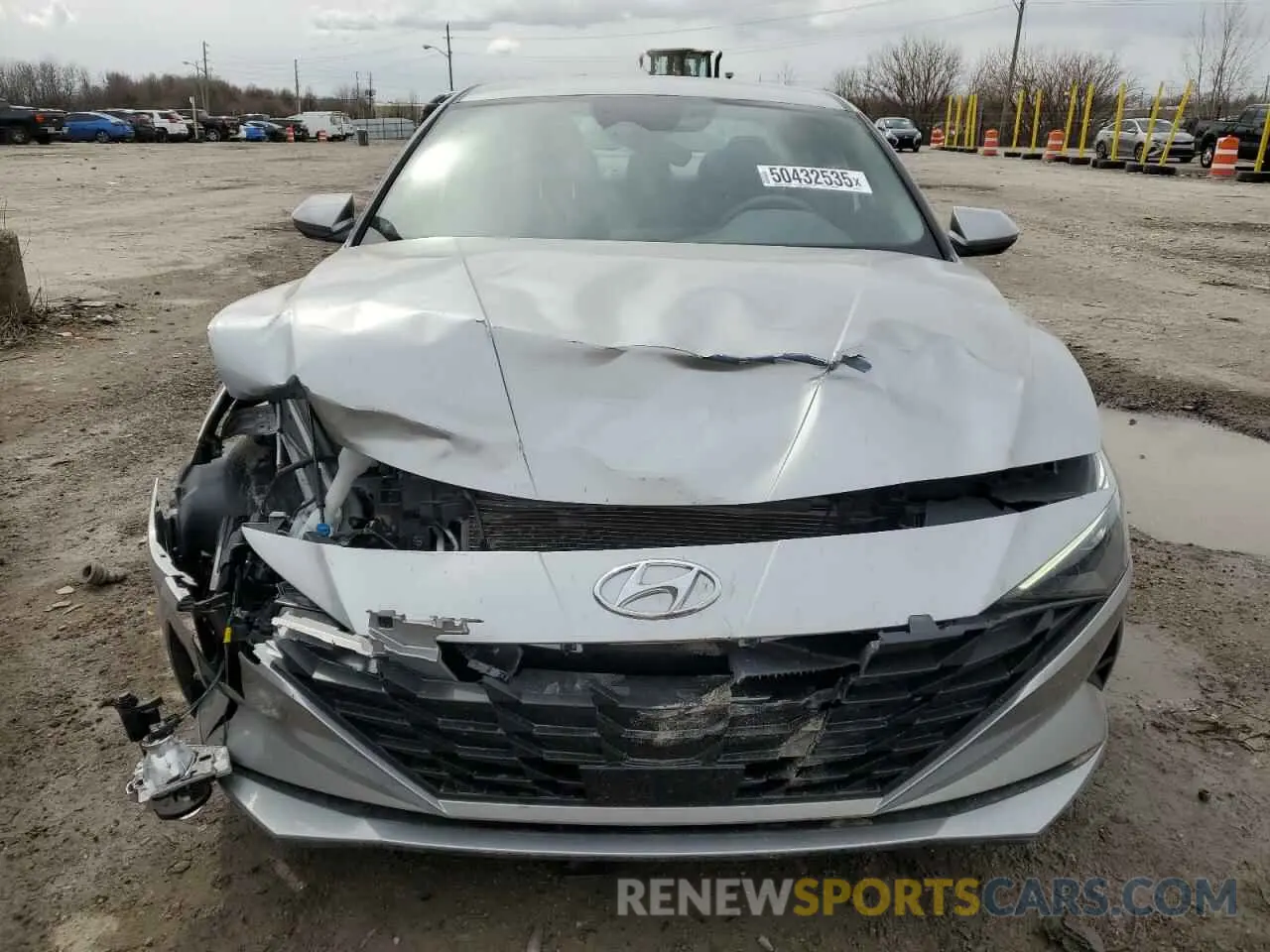 5 fotografías del automóvil dañado 5NPLS4AG7MH039378 HYUNDAI ELANTRA 2021