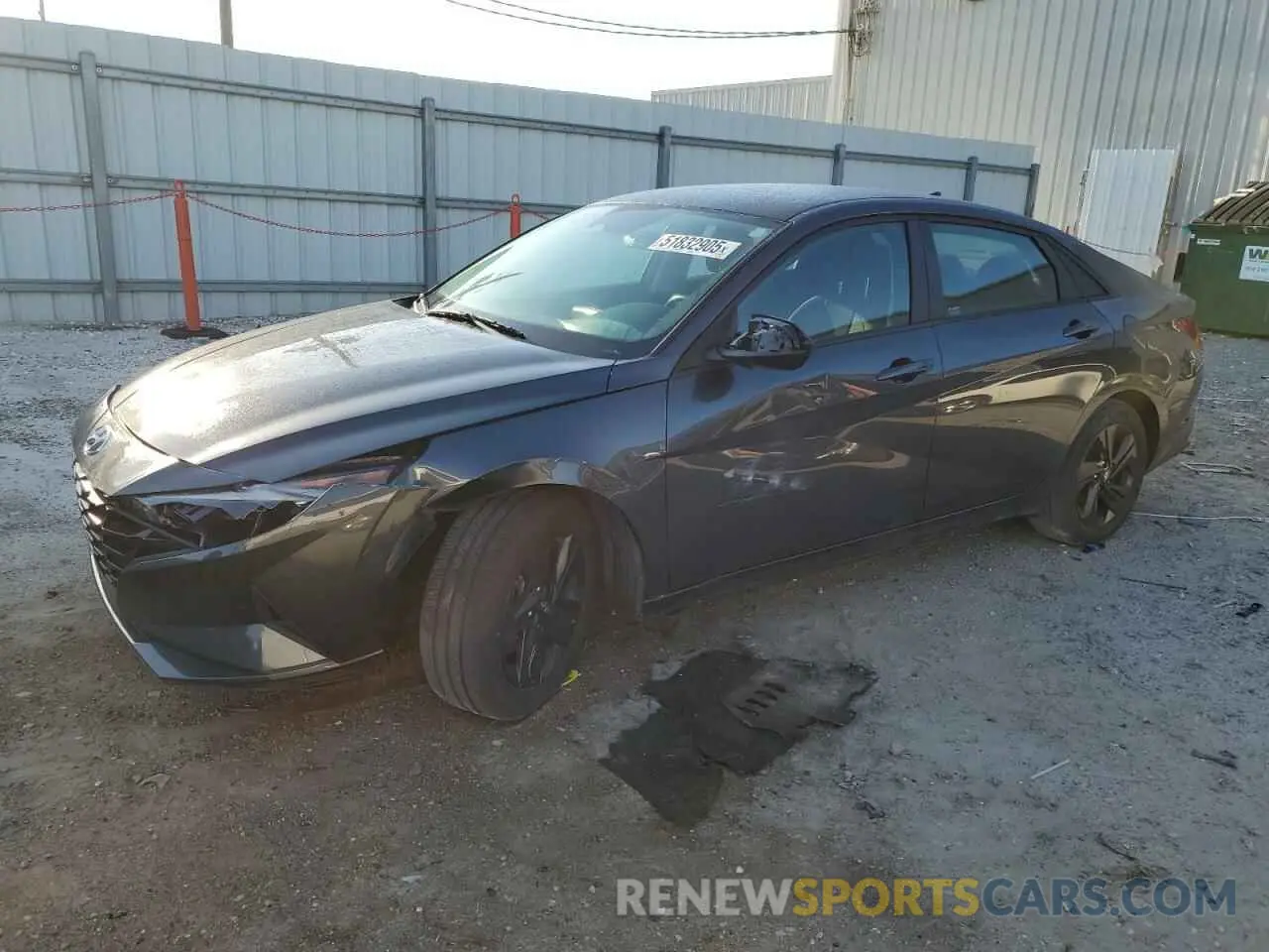 1 fotografías del automóvil dañado 5NPLS4AG8MH002369 HYUNDAI ELANTRA 2021