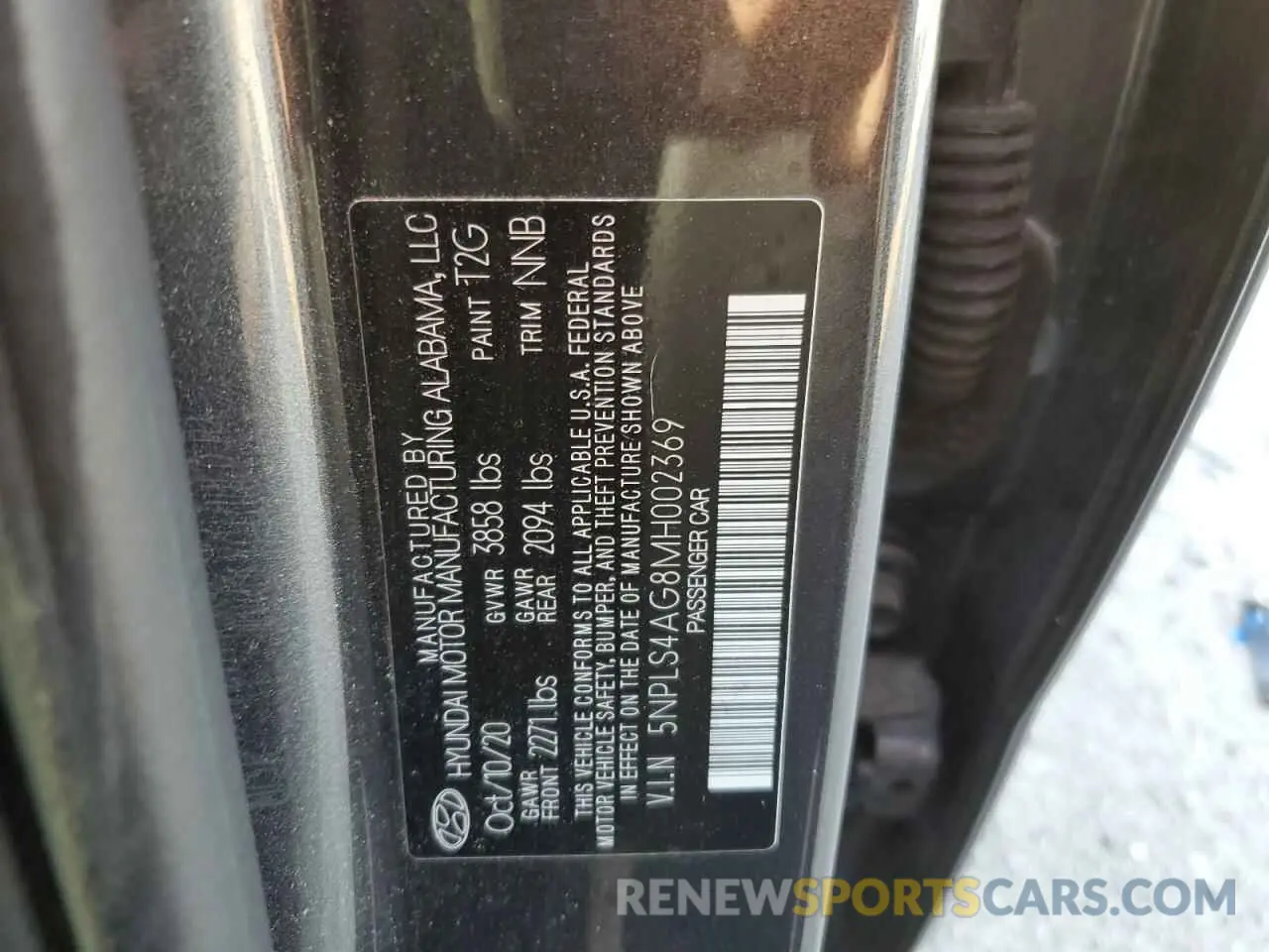 14 fotografías del automóvil dañado 5NPLS4AG8MH002369 HYUNDAI ELANTRA 2021