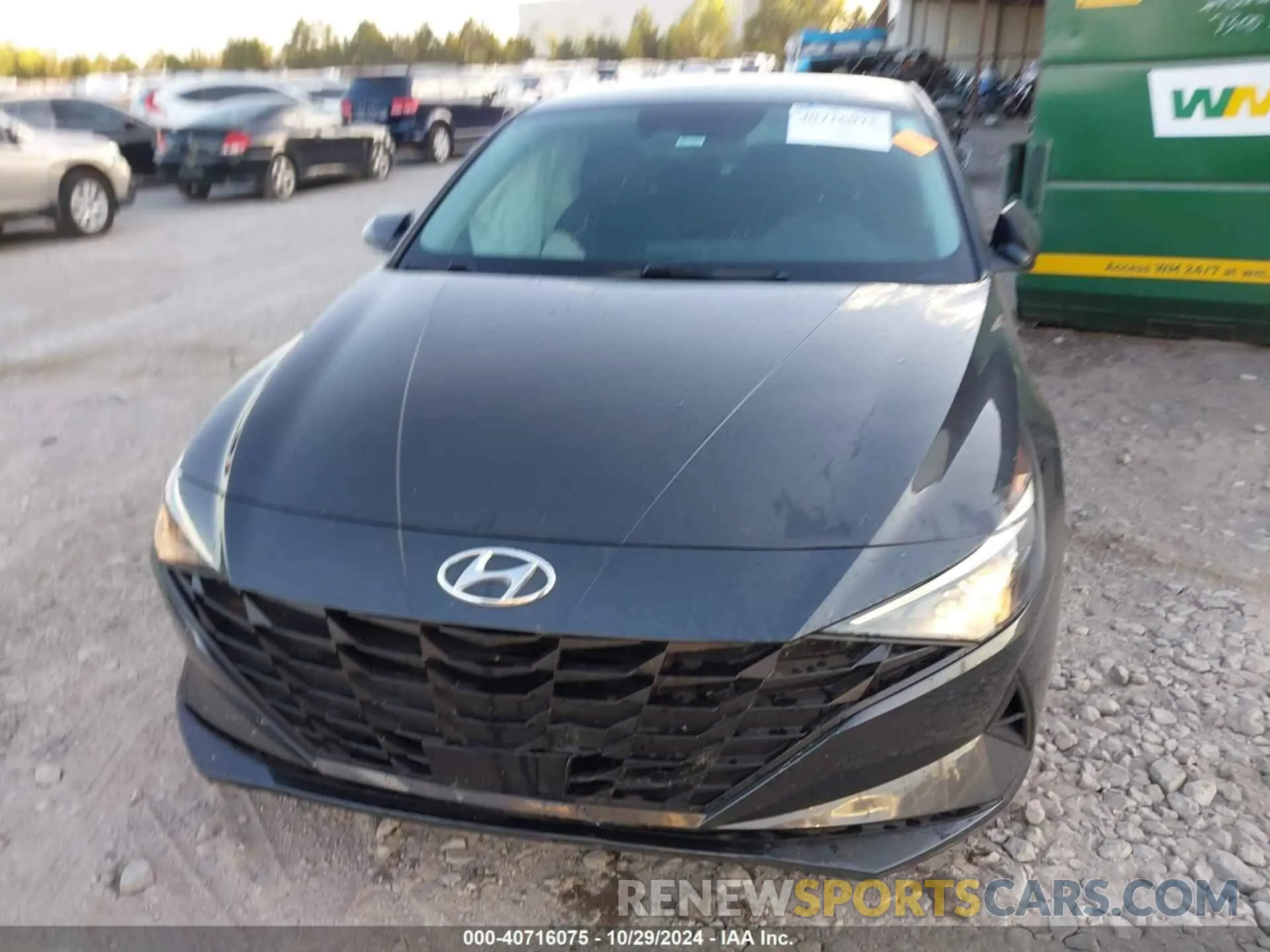 12 fotografías del automóvil dañado 5NPLS4AG8MH017163 HYUNDAI ELANTRA 2021