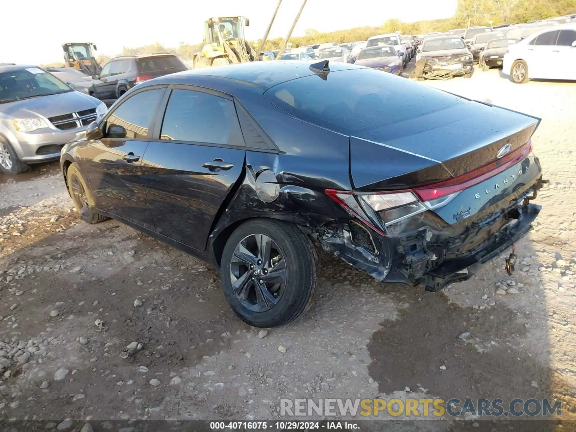 3 fotografías del automóvil dañado 5NPLS4AG8MH017163 HYUNDAI ELANTRA 2021
