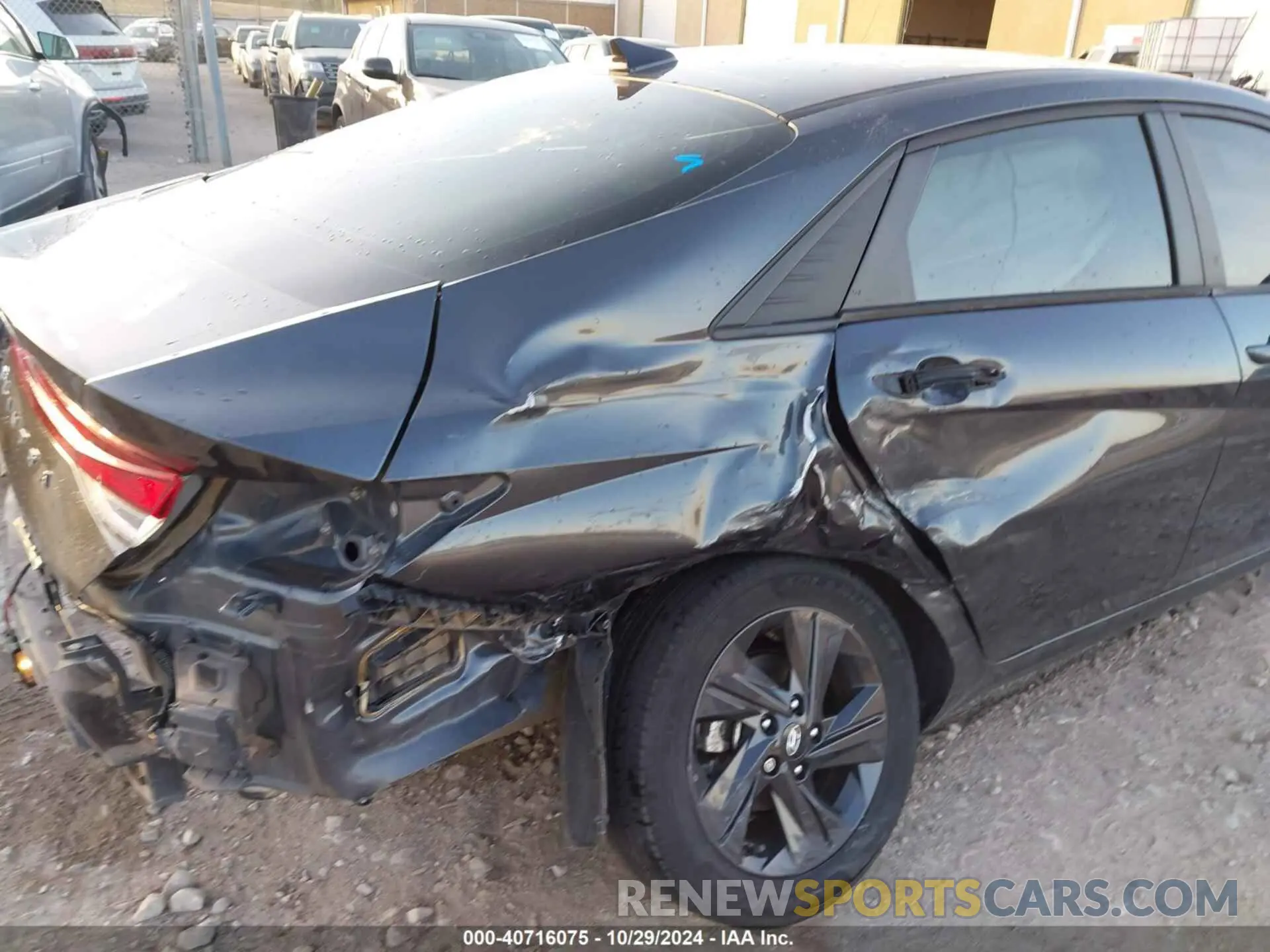 6 fotografías del automóvil dañado 5NPLS4AG8MH017163 HYUNDAI ELANTRA 2021