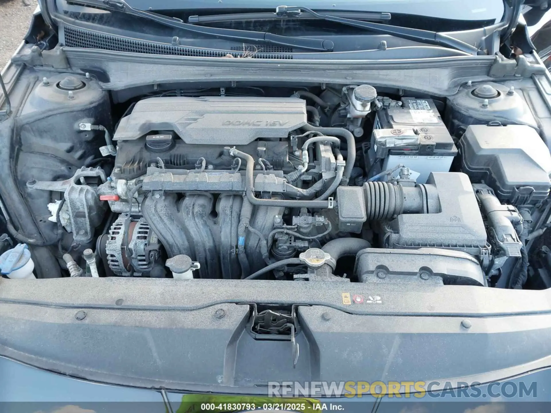 10 fotografías del automóvil dañado 5NPLS4AG8MH031614 HYUNDAI ELANTRA 2021