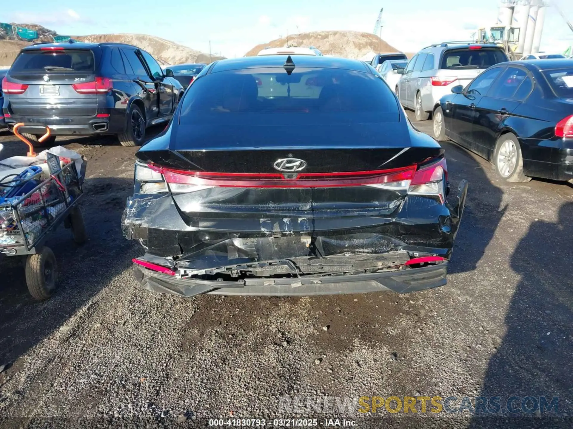 16 fotografías del automóvil dañado 5NPLS4AG8MH031614 HYUNDAI ELANTRA 2021