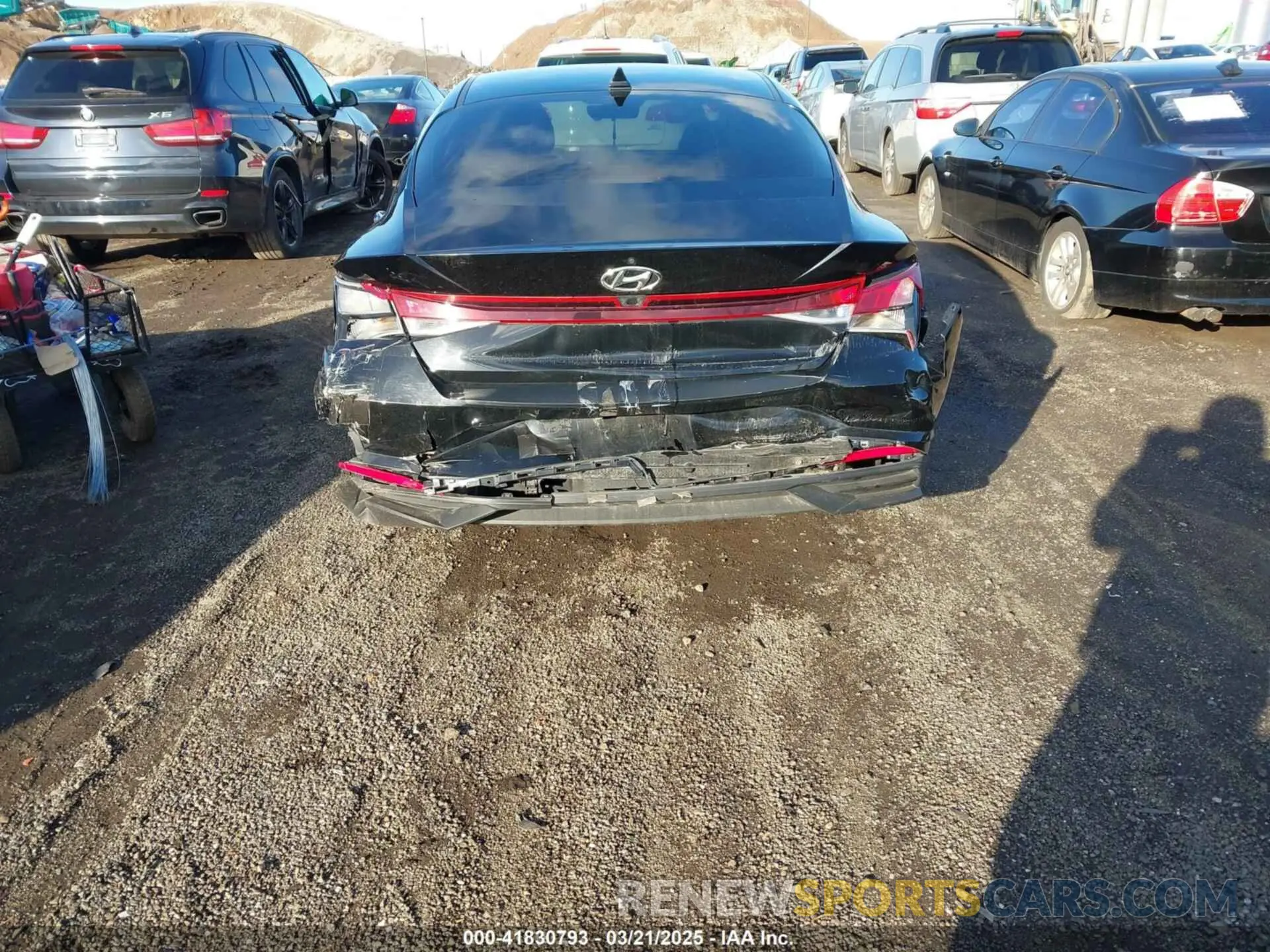 6 fotografías del automóvil dañado 5NPLS4AG8MH031614 HYUNDAI ELANTRA 2021