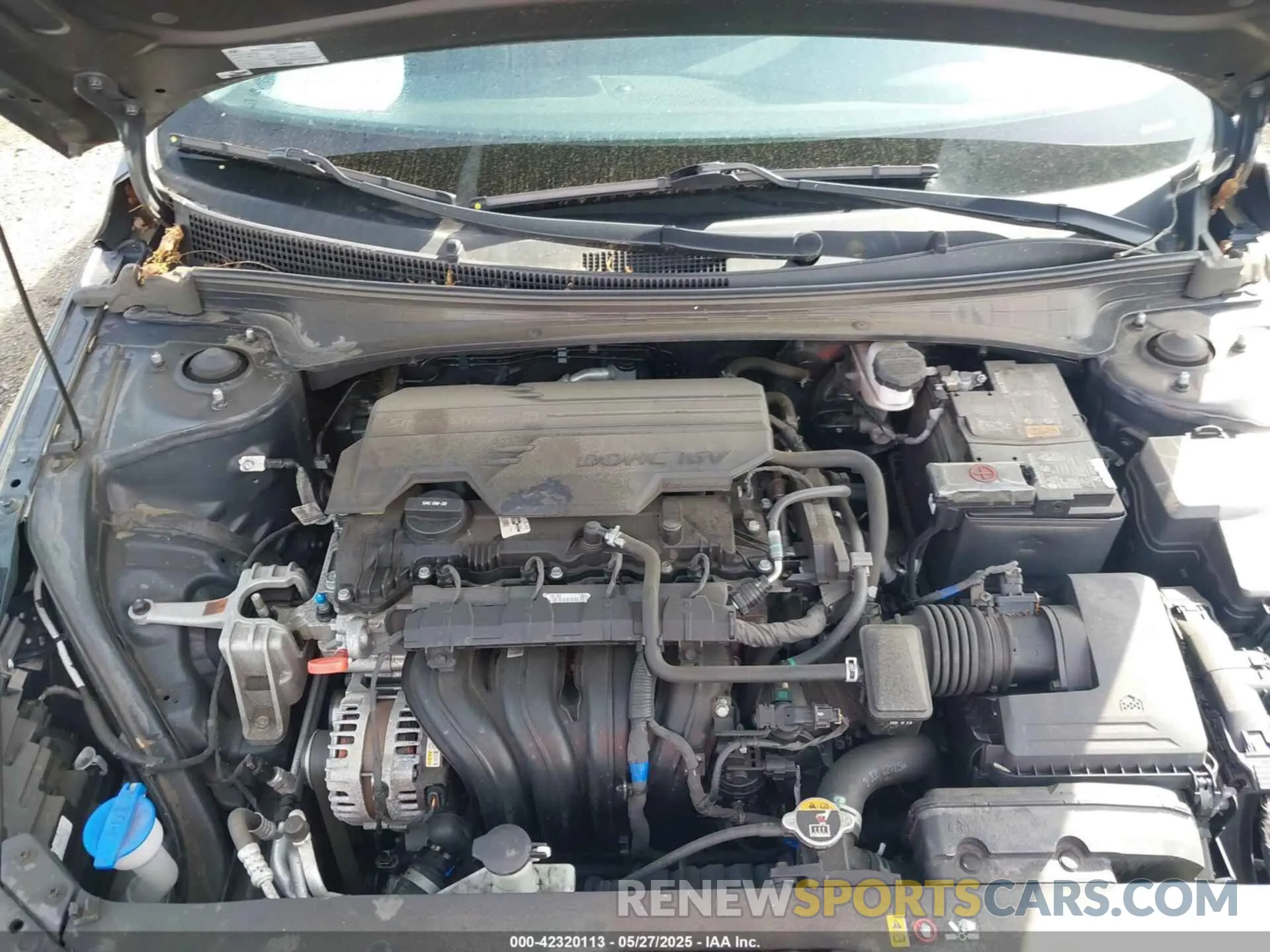 10 fotografías del automóvil dañado 5NPLS4AG9MH021884 HYUNDAI ELANTRA 2021