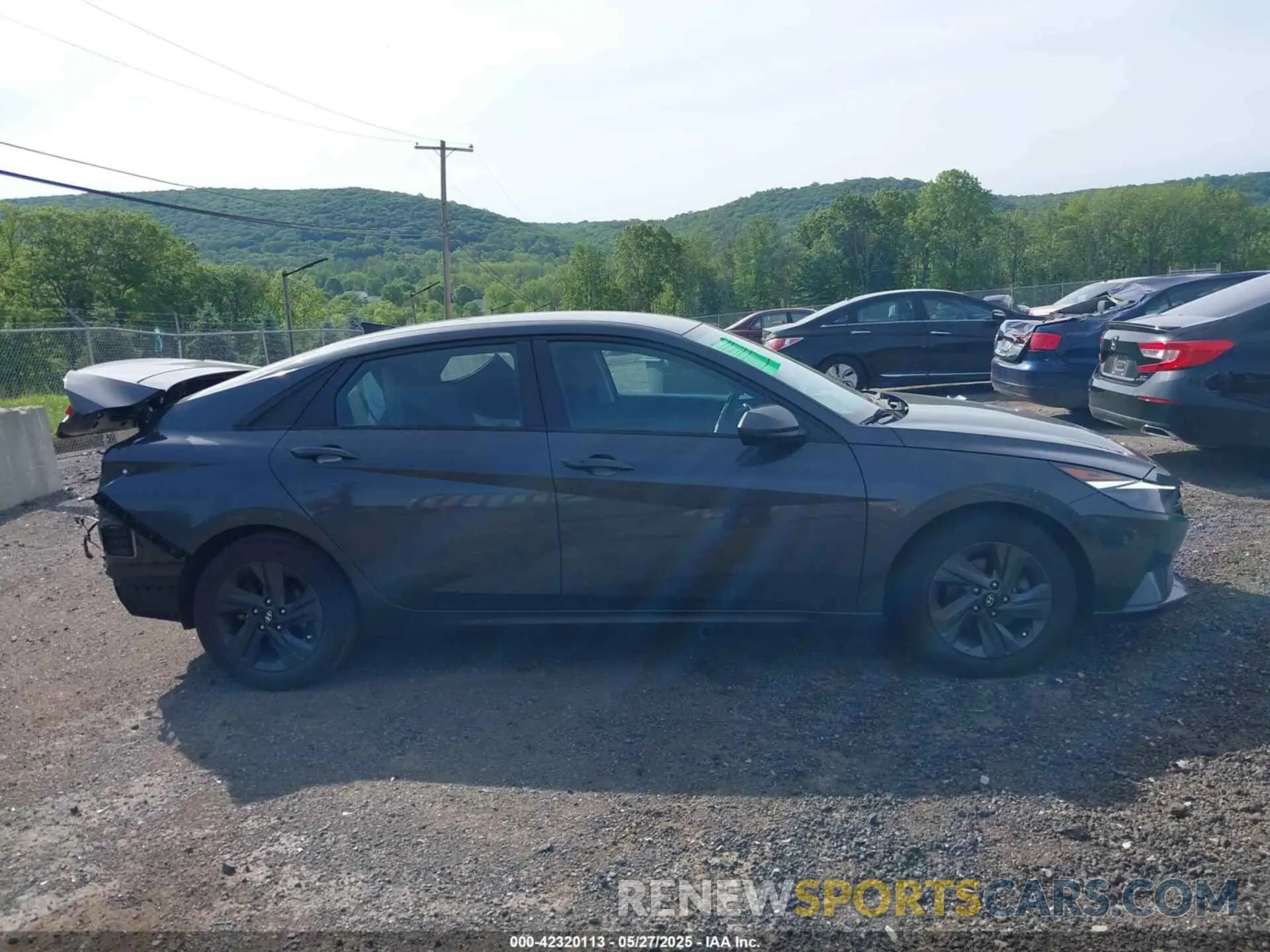14 fotografías del automóvil dañado 5NPLS4AG9MH021884 HYUNDAI ELANTRA 2021
