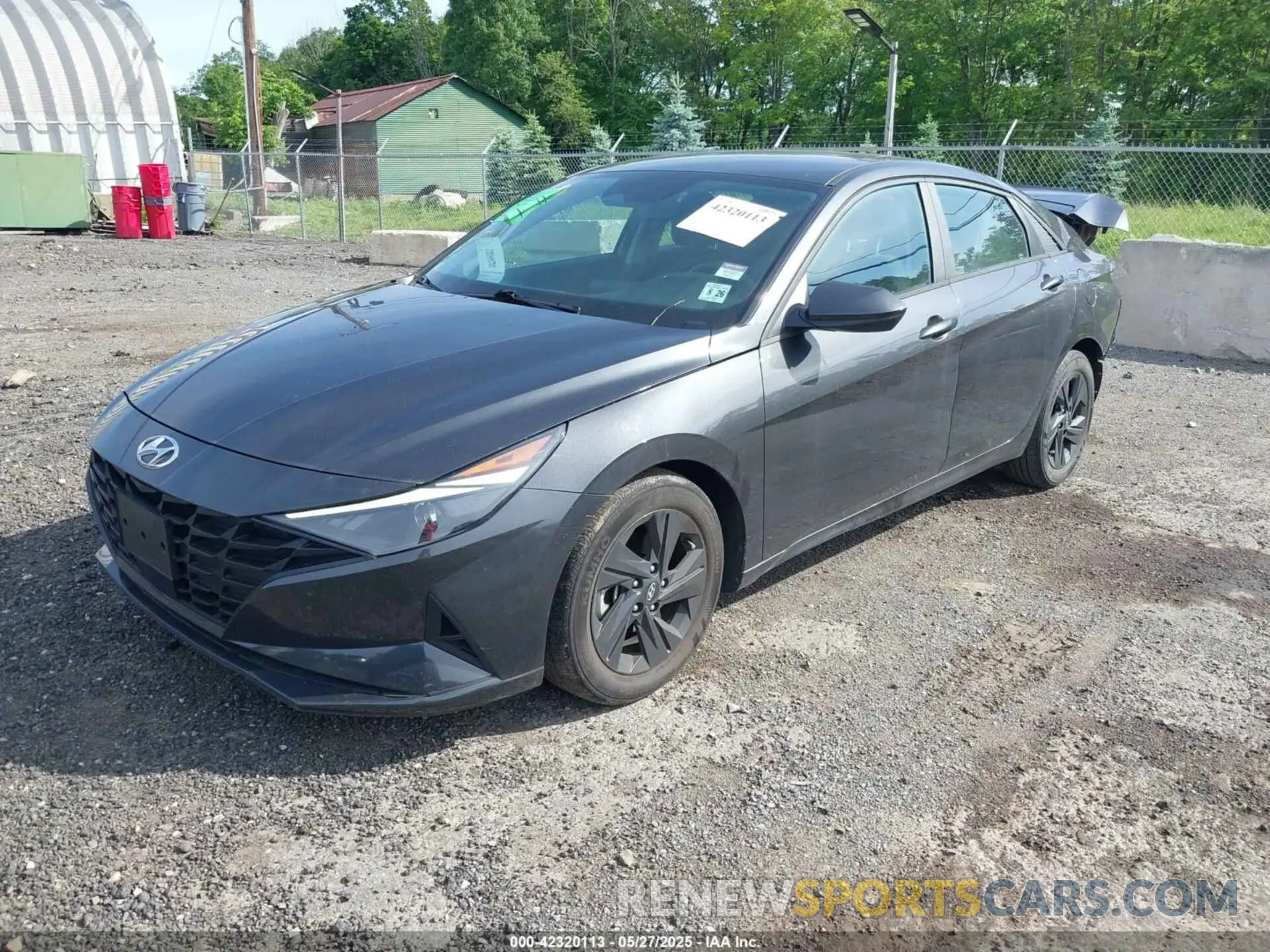 2 fotografías del automóvil dañado 5NPLS4AG9MH021884 HYUNDAI ELANTRA 2021