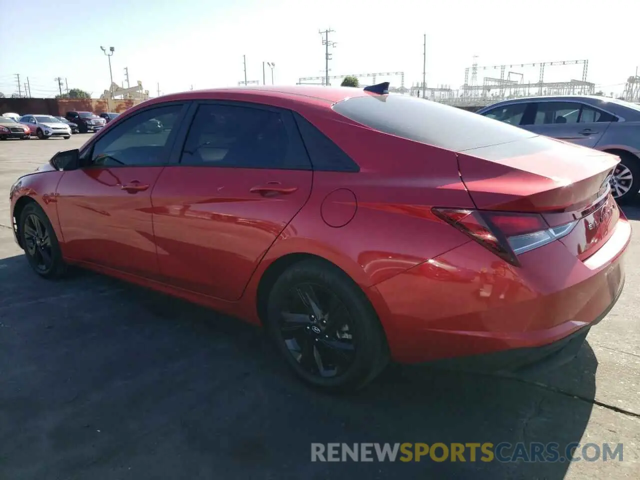 2 fotografías del automóvil dañado 5NPLS4AG9MH024560 HYUNDAI ELANTRA 2021
