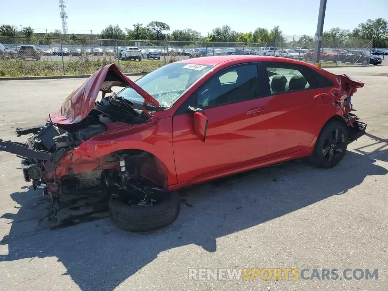 1 fotografías del automóvil dañado 5NPLS4AG9MH033274 HYUNDAI ELANTRA 2021