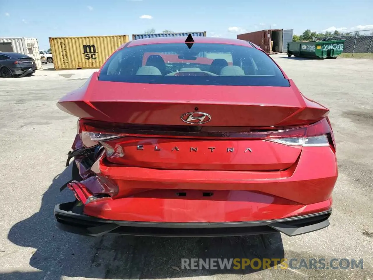 6 fotografías del automóvil dañado 5NPLS4AG9MH033274 HYUNDAI ELANTRA 2021