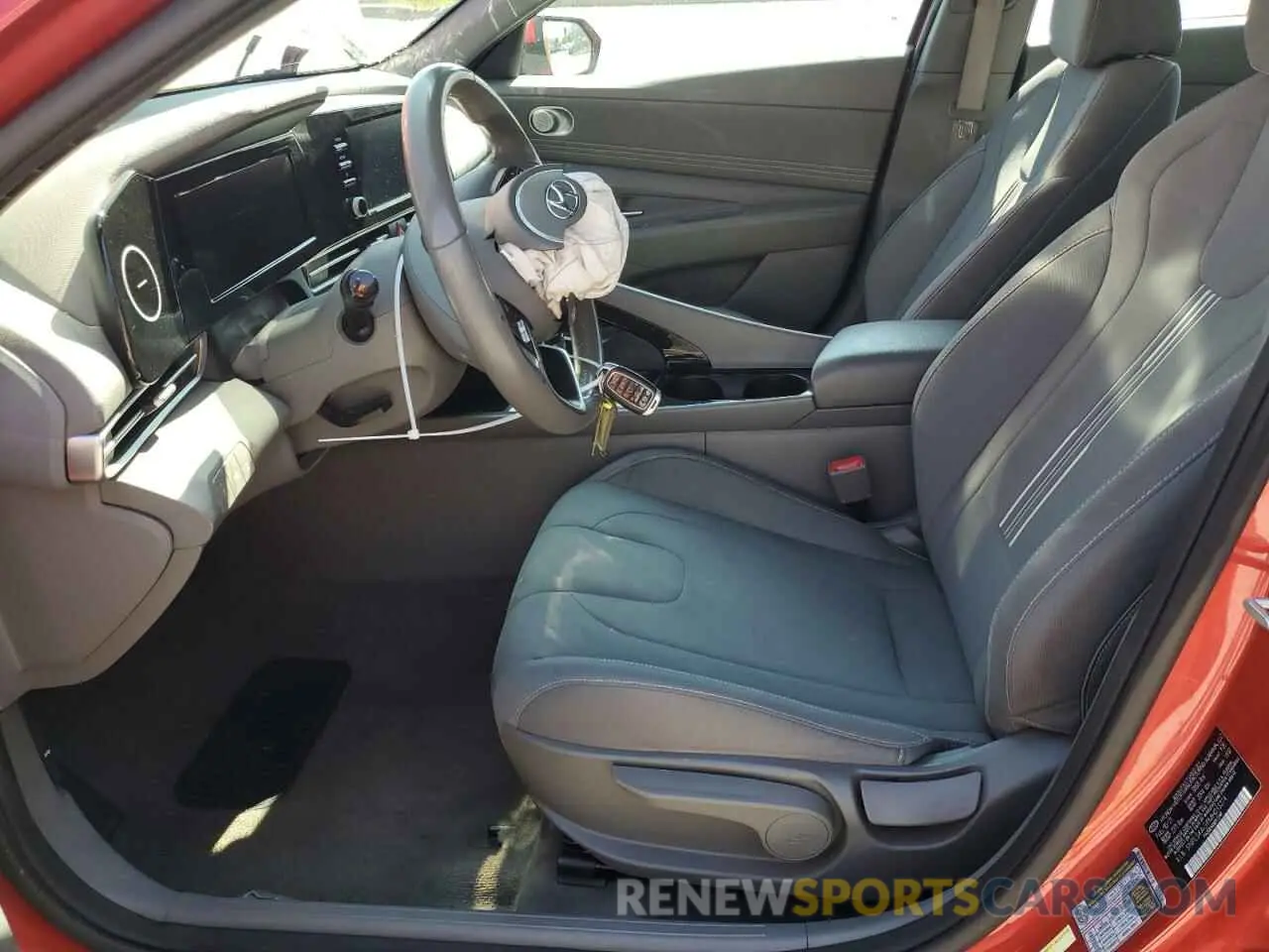 7 fotografías del automóvil dañado 5NPLS4AG9MH033274 HYUNDAI ELANTRA 2021
