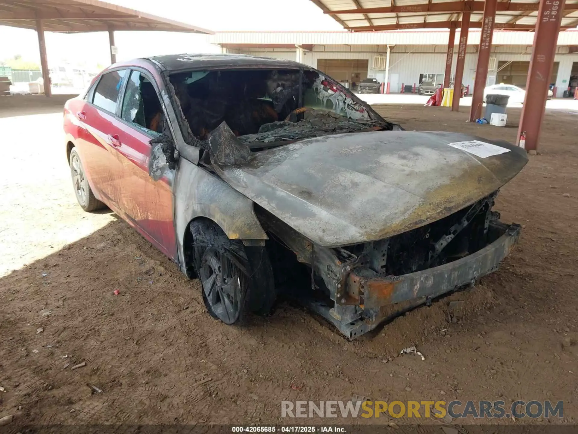 1 fotografías del automóvil dañado 5NPLS4AGXMH041772 HYUNDAI ELANTRA 2021