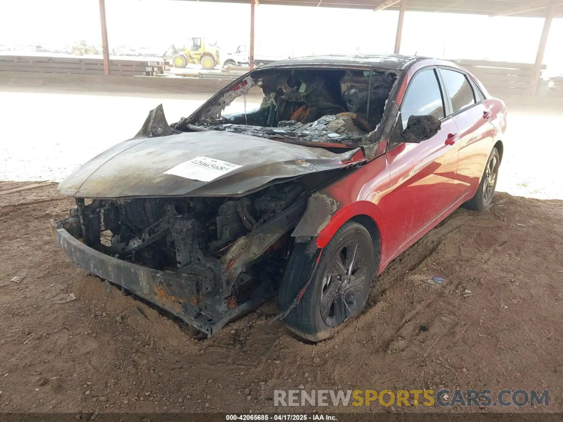 2 fotografías del automóvil dañado 5NPLS4AGXMH041772 HYUNDAI ELANTRA 2021