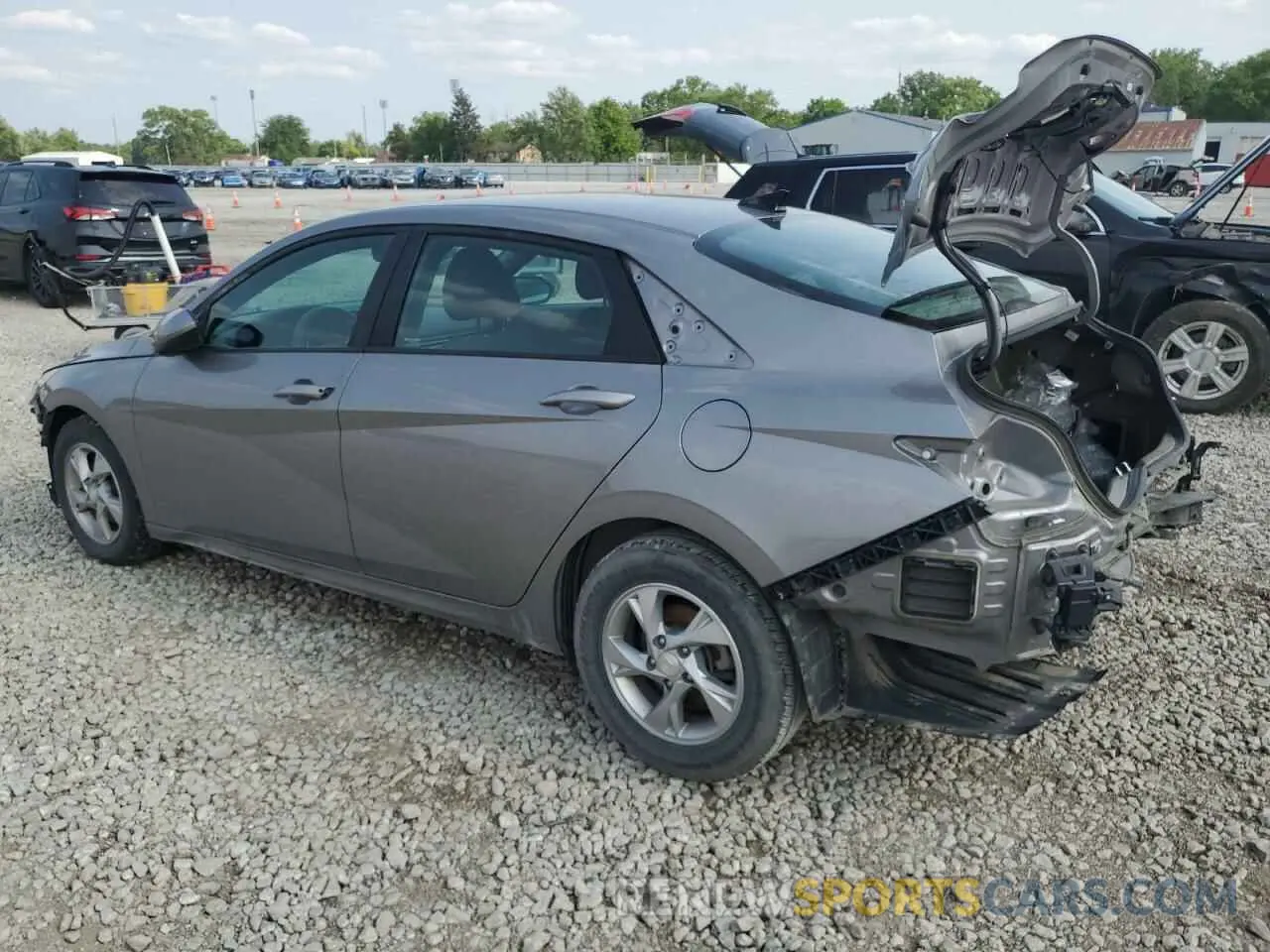 2 fotografías del automóvil dañado KMHLL4AG0MU127770 HYUNDAI ELANTRA 2021