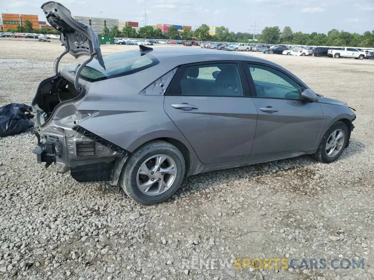 3 fotografías del automóvil dañado KMHLL4AG0MU127770 HYUNDAI ELANTRA 2021