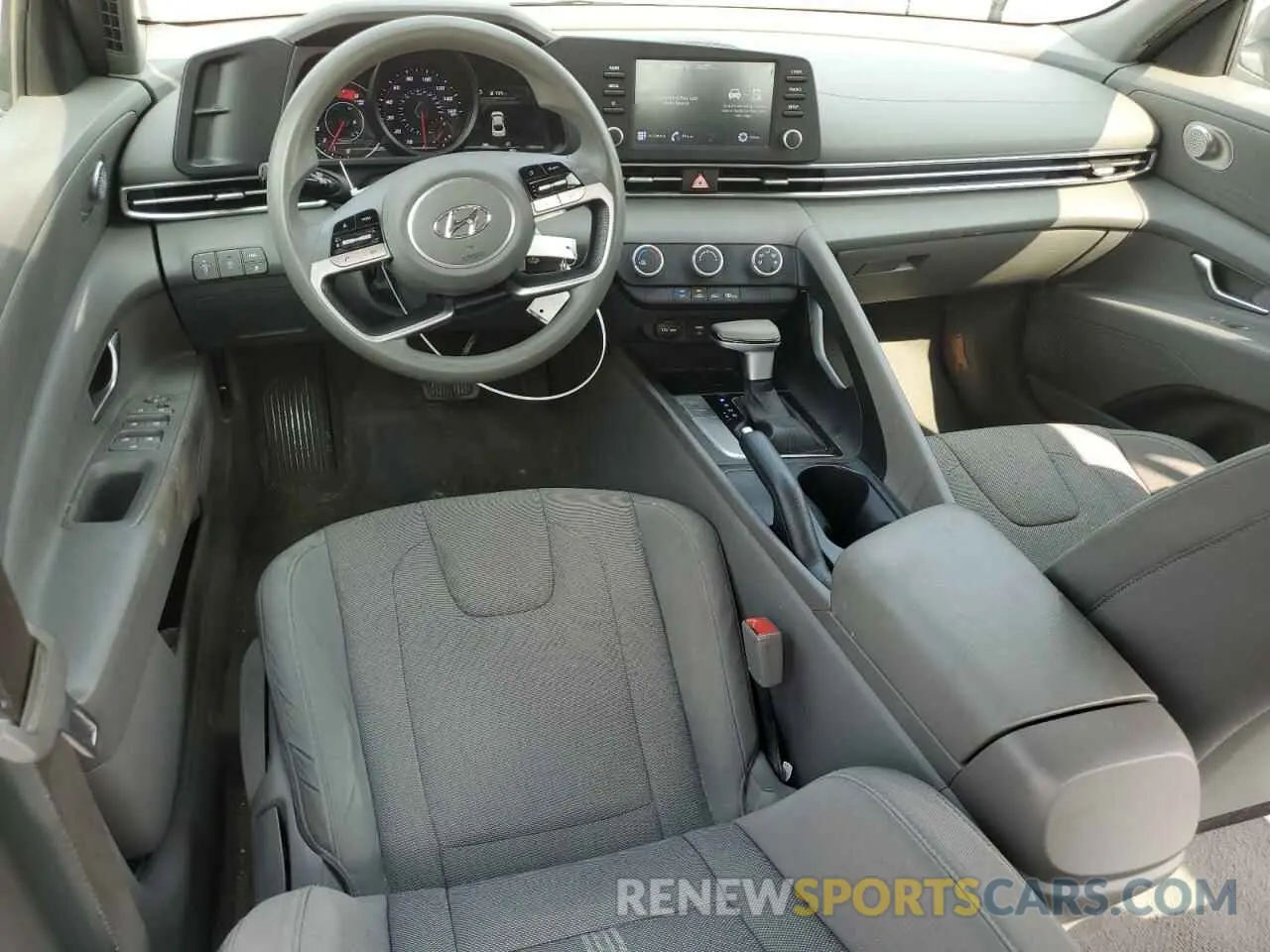 8 fotografías del automóvil dañado KMHLL4AG0MU127770 HYUNDAI ELANTRA 2021