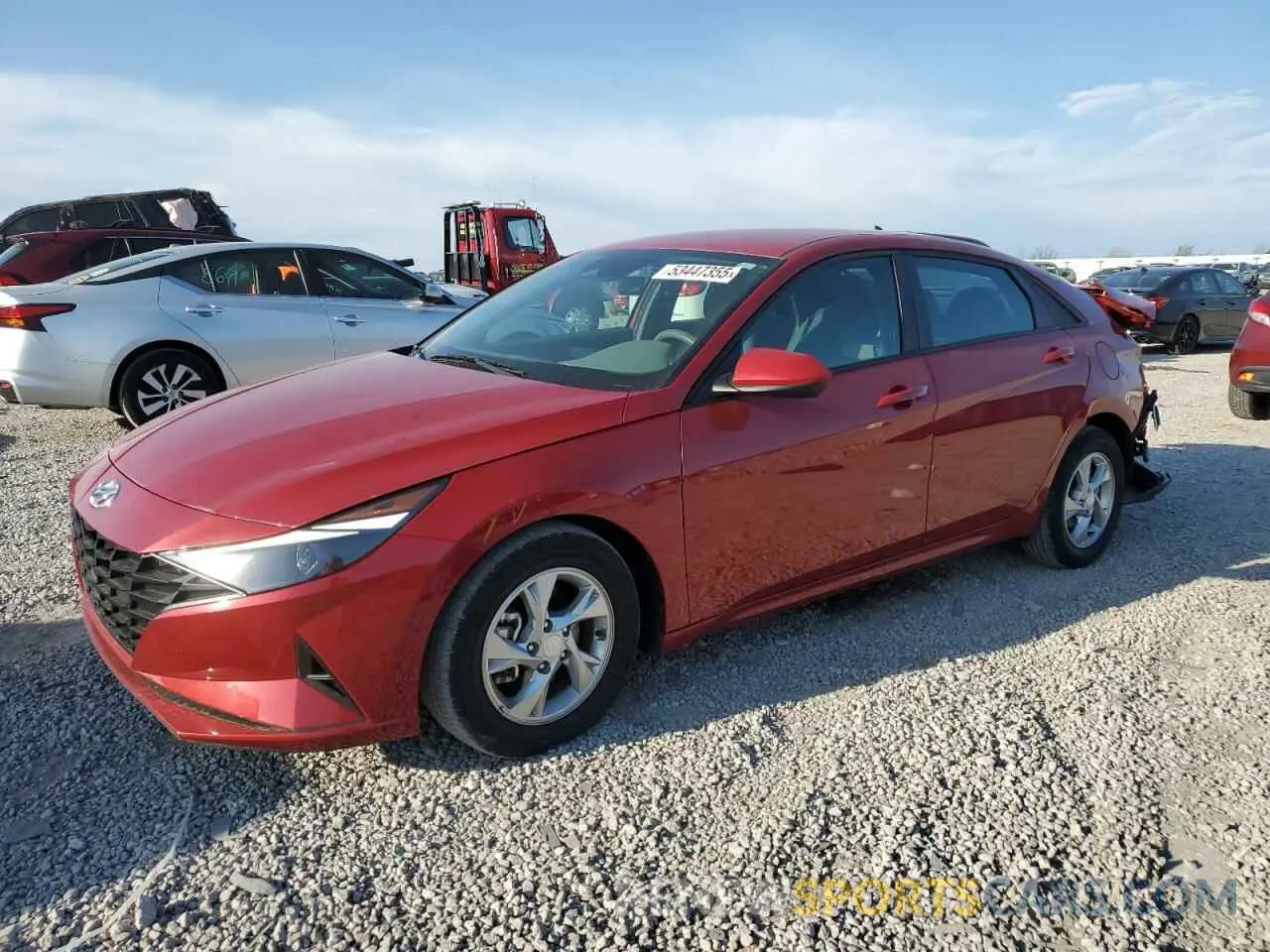 1 fotografías del automóvil dañado KMHLL4AG0MU199424 HYUNDAI ELANTRA 2021