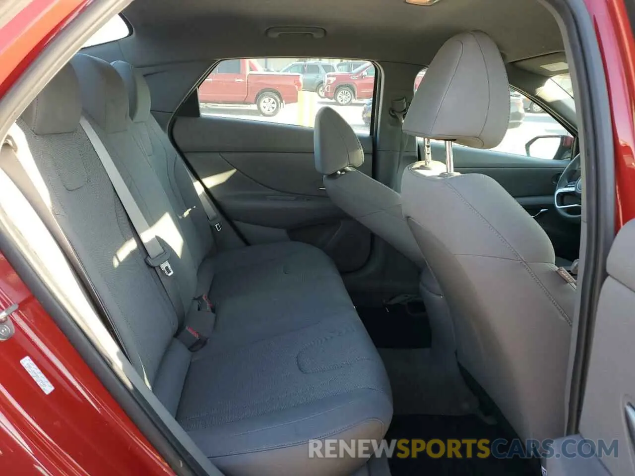 10 fotografías del automóvil dañado KMHLL4AG0MU199424 HYUNDAI ELANTRA 2021