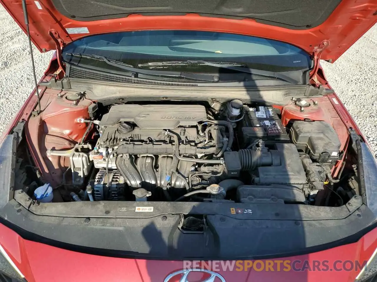 11 fotografías del automóvil dañado KMHLL4AG0MU199424 HYUNDAI ELANTRA 2021