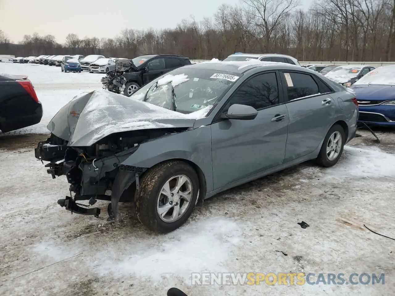 1 fotografías del automóvil dañado KMHLL4AG0MU213337 HYUNDAI ELANTRA 2021