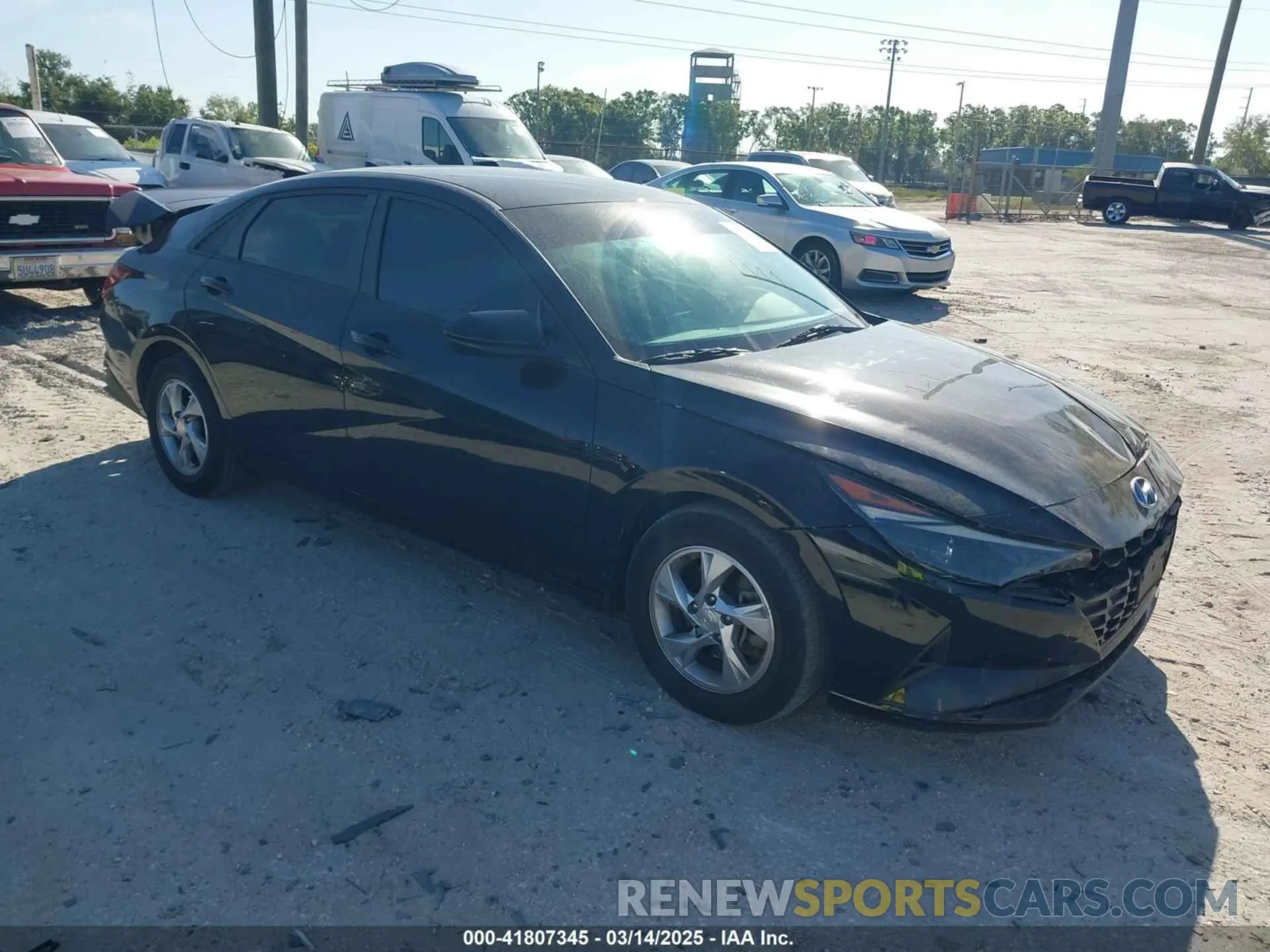 1 fotografías del automóvil dañado KMHLL4AG1MU123565 HYUNDAI ELANTRA 2021