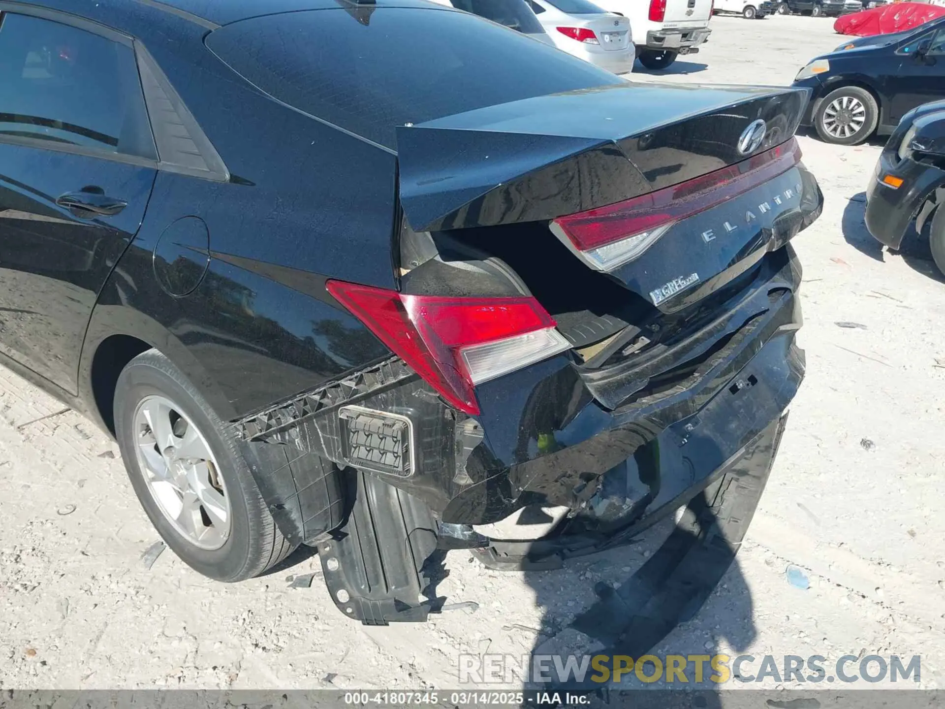 6 fotografías del automóvil dañado KMHLL4AG1MU123565 HYUNDAI ELANTRA 2021