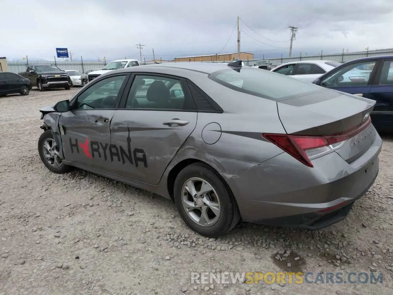 2 fotografías del automóvil dañado KMHLL4AG1MU177724 HYUNDAI ELANTRA 2021