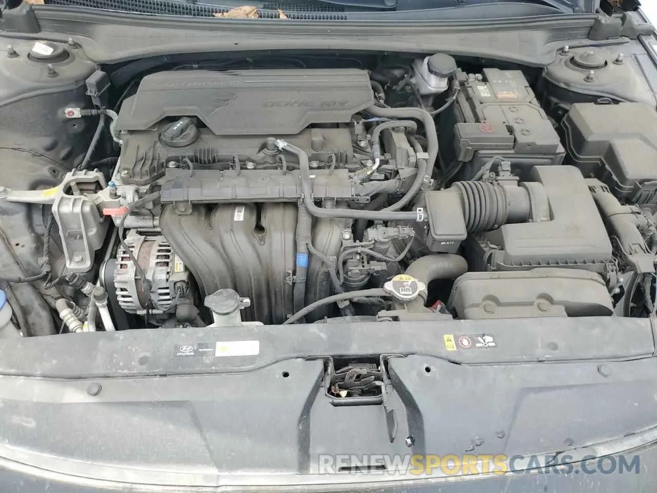 11 fotografías del automóvil dañado KMHLL4AG2MU213243 HYUNDAI ELANTRA 2021