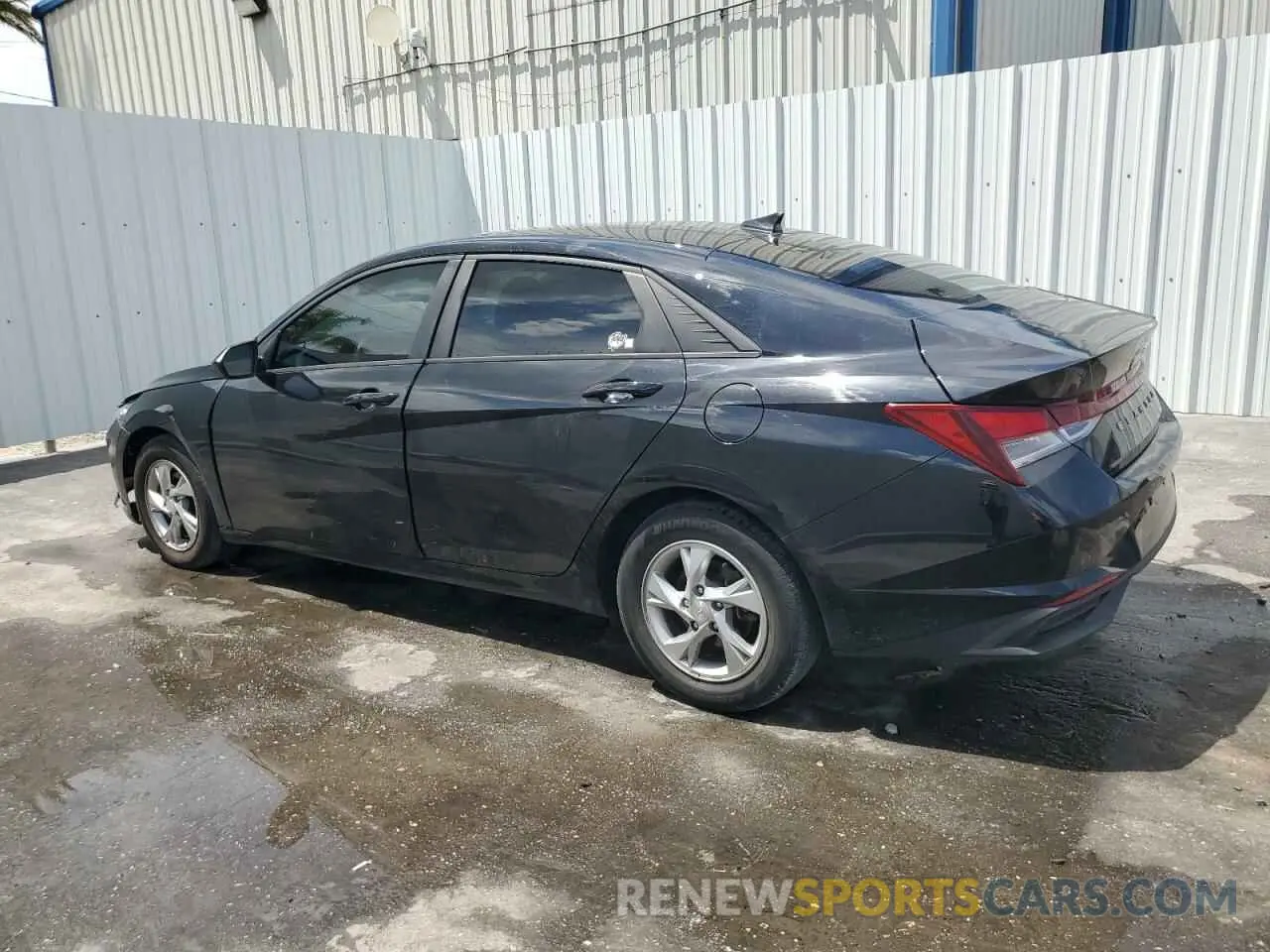 2 fotografías del automóvil dañado KMHLL4AG2MU213243 HYUNDAI ELANTRA 2021