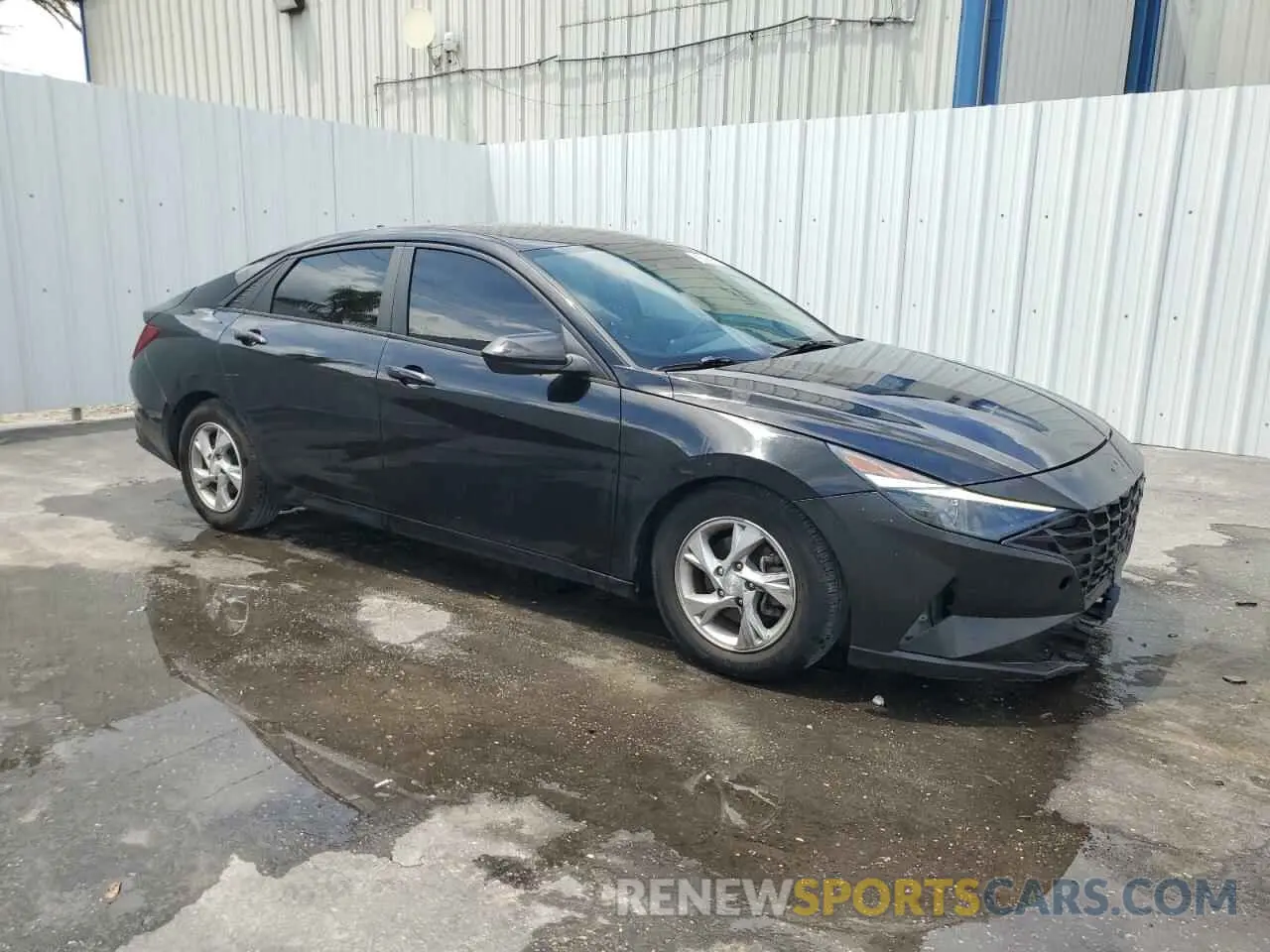 4 fotografías del automóvil dañado KMHLL4AG2MU213243 HYUNDAI ELANTRA 2021