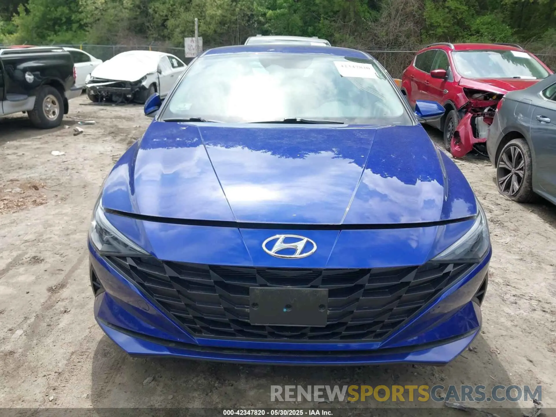 12 fotografías del automóvil dañado KMHLL4AG3MU174811 HYUNDAI ELANTRA 2021